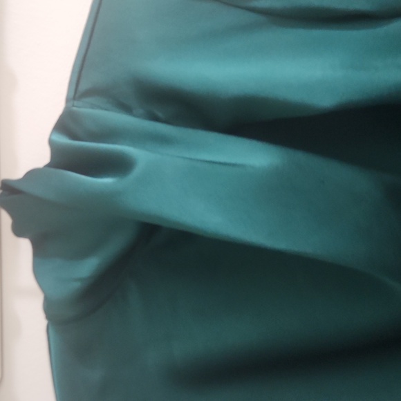 H&M Draped Blouse Green XS - Picture 4 of 16